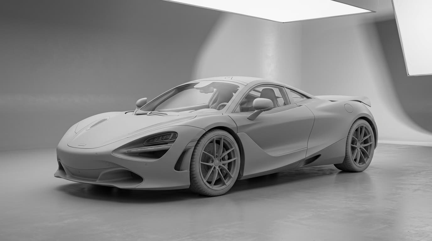 CGI Clay Render